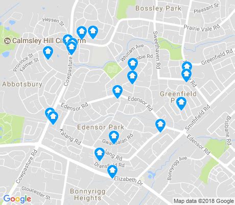 edensor park sydney map.